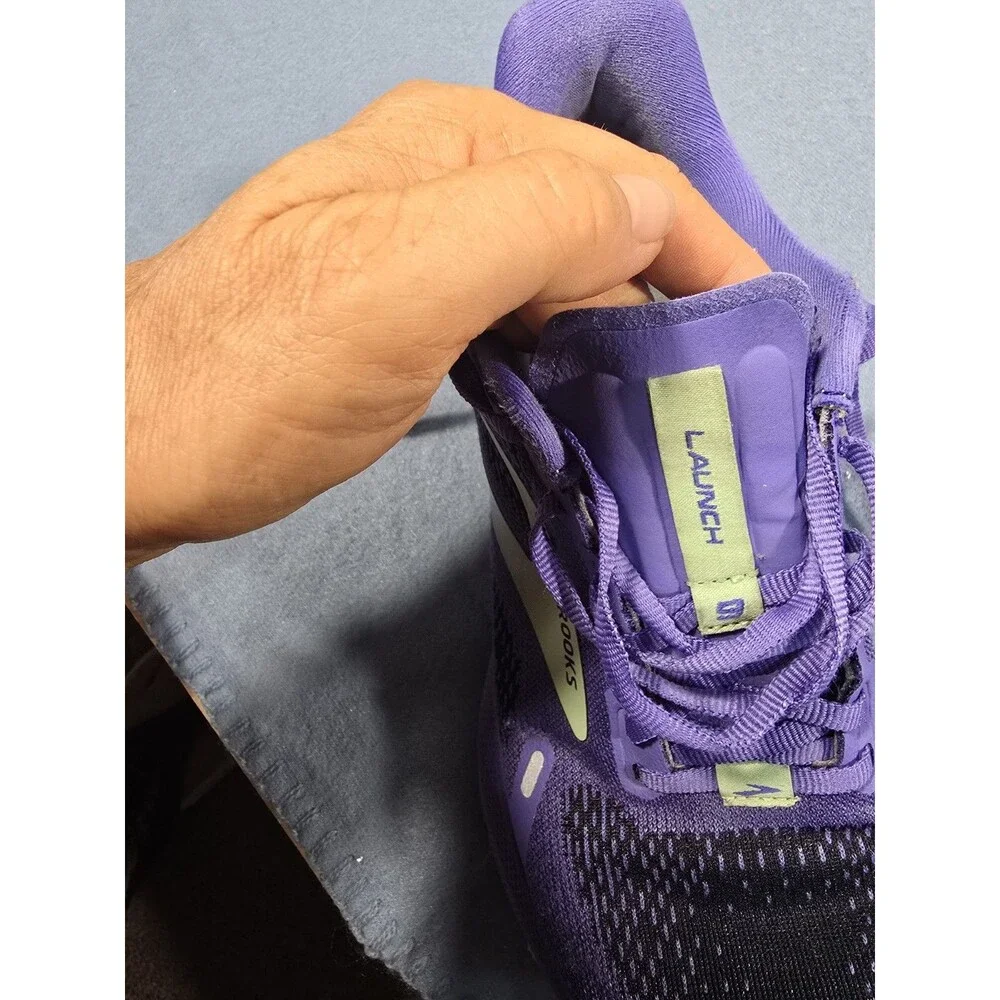 Brooks Launch GTS 9 Womens 8.5 Purple Running Shoes Athletic Casual 1203741B525